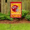 Chiefs Helmet Garden Flag and Stand Pole Holder Mount view 3