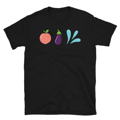 Funny Gay LGBTQ Tank Top | Gay Eggplant Emoticon Emote Tank | Gay Tank Top