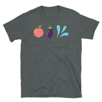 Funny Gay LGBTQ Tank Top | Gay Eggplant Emoticon Emote Tank | Gay Tank Top