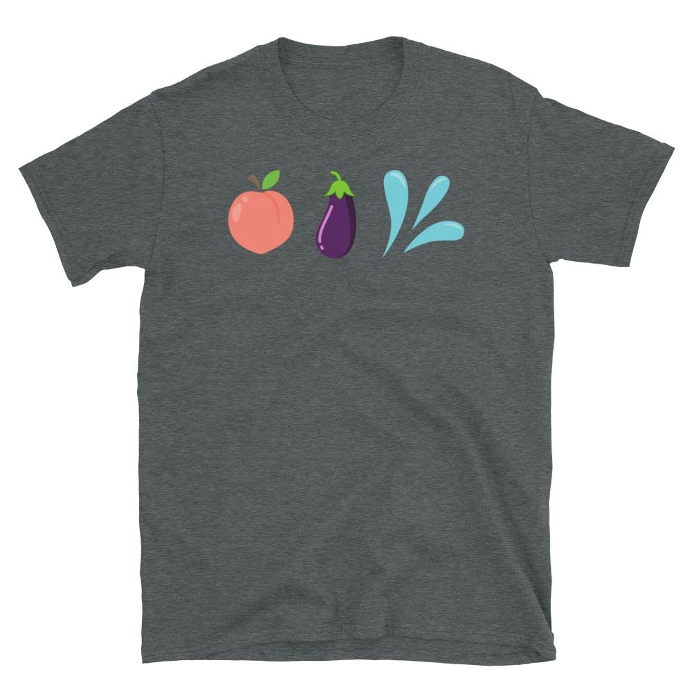 Funny Gay LGBTQ Tank Top | Gay Eggplant Emoticon Emote Tank | Gay Tank Top