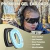 ZOHAN EM054 Electronic Shooting Ear Protection with Gel Ear Pads, Slim Active Noise Reduction Earmuffs with 4X Sound Amplification for Gun Range view 2