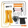 Premium 55 Inch High Limb Rope Saw with Two Ropes,70 Sharp Teeth Blades on Both Sides-Best Folding Pocket Chain Saw for Camping,Field Survival Gear,Hunting. view 1