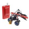 ORILAO 3.5X Loupe Binocular Magnifier 420mm Working Distance with 3W Spotlight Filter Plastic Clip Headlamp (Red) view 4
