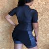 CYTSH Women's Triathlon Short Sleeve Cycling Jersey Set Skinsuit Bicycle Clothing Bike Shirts Jumpsuit 9D Set Gel Cycling Set (Color : 2, Size : Small) view 2