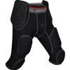 Exxact Sports Combat 7-Pad Adult Football Girdle for Men with Cup Pocket, Padded Compression Shorts with Integrated Pads, Men's Girdle Football (A4XL, Black Combat Plus) view 1
