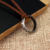 UoYu TFYU 4 pcs Drake Necklace Antique Brass Plated Alloy Drake Ancient Coins Pendant Necklace Unisex Multilayer Leather Adjustable Bracelet Cuff Wrap Multicolor Rope Wristband view 3