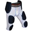Exxact Sports Combat 7-Pad Adult Football Girdle for Men with Cup Pocket, Padded Compression Shorts with Integrated Pads, Men's Girdle Football (AXL, White Combat Plus) view 1