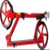 DAKOTT Ferrari Kids, Foldable Kick Scooter 2 Wheel, Quick-Release Folding System, Shock Absorption Mechanism, Large 200mm Wheels Scooters for Adults and Teens. view 3