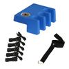 Gripper Fishing Bundle (Includes: One (1) Gripper Caddy Original 3 in Blue, Five (5) Sets of Gripper Pole Locks, and one (1) Gripper Carrying Strap) view 1