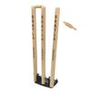 CBB Cricket Spring Return Stumps Wickets Metal Base Multi Surface Placement view 1