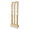 CBB Cricket Wicket Stumps Multi-Surface Placement with Wood Base view 1