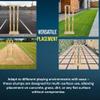 CBB Cricket Wicket Stumps Multi-Surface Placement with Wood Base view 2