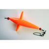 5" Rigged Teaser Bird Great for Daisy Chains Spreader Bars - Orange view 1