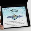 Best Nurse Necklace, Gifts for Nurses, Nursing Appreciation Gift, Necklace for Nurse Wife, Triple Gold Plated Sterling Silver - Cross Dancing Necklace view 1
