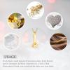 Miity Haiy Cremation Jewelry for Ashes Wrench Hammer Stainless Steel Urn Pendant Locket Keepsake Holder Ashes for Pet Human Memorial Urn Necklace for Women Men (Gold) view 3