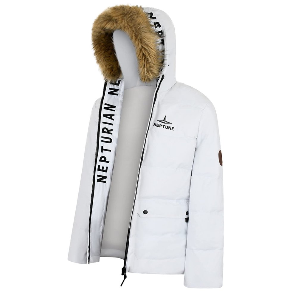 QWENTMTNTY Mens Parka Jacket Winter Warm Windproof Fleece Outerwear Puffer Coat with Fur Hood Travel Outdoor Hiking Ski Jacket
