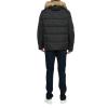 QWENTMTNTY Mens Parka Jacket Winter Warm Windproof Fleece Outerwear Puffer Coat with Fur Hood Travel Outdoor Hiking Ski Jacket view 3
