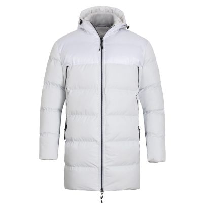 QWENTMTNTY Mens Fashion Hooded Parka Jacket Winter Warm Zip Up Long Coat Thicken Quilted Outdoor Hiking Ski Jacket Outerwears
