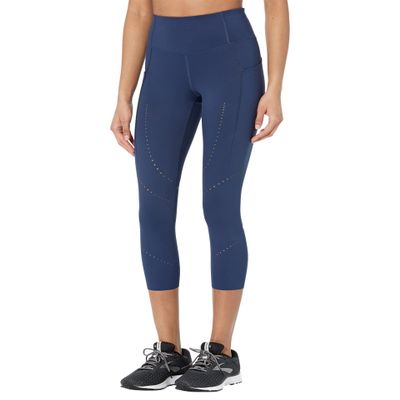 Brooks Method 3/4 Tights Navy 2XL (US Women's 20-22)