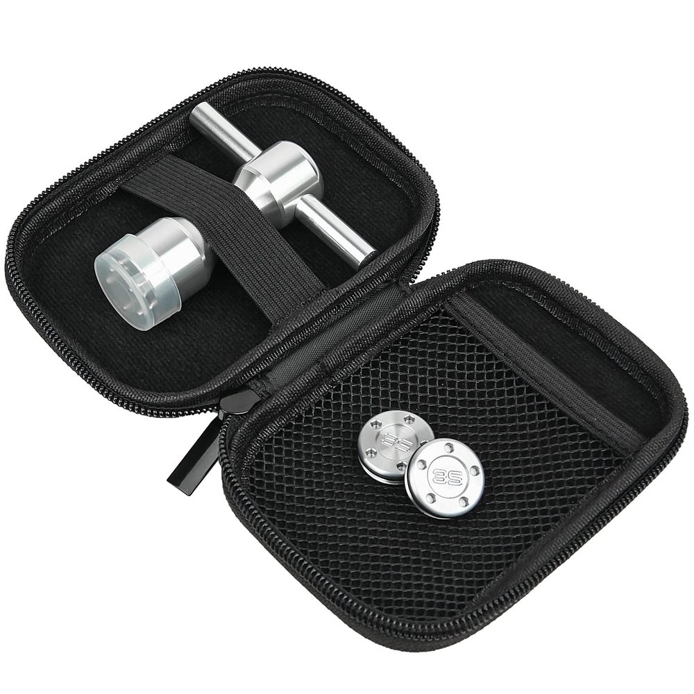 Gofotu Golf Head Weight 1 Set 2pcs. 5g/10g/15g/20g/25g/30g/35g/40g Golf Custom Weights+Silver Wrench Fit Titleist Scotty Cameron Putters Newport Choice Weight (35g)