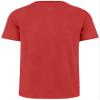 47 MLB Men's Team Color Imprint Primary Logo Word Mark Short Sleeve Baseball T-Shirt - Cincinnati Reds Red Medium view 2