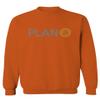 0427. Vintage Plan Bitcoin Crypto Currency Logo BTC Coin Trader Hold IT Men's Crewneck Sweatshirt (Orange X-Large)