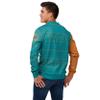 FOCO Men's NFL Printed Primary Logo Lightweight Holiday Sweater, Miami Dolphins, X-Large view 2