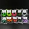 WellieSTR 10color Set Fly Tying Dyed Pearl Braided Lace Flat Diamond Braid Pearlescent Tones Shrimp Back Fly Tying Materials - 4yards/Color view 1