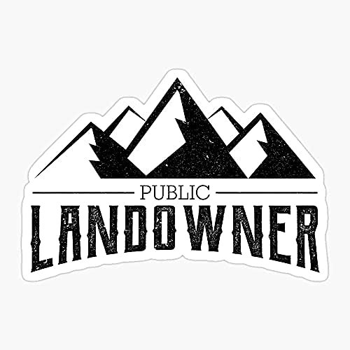 Conservation Owner Support Cool Unique Public Land Pretty Amazing Campaign Nice Awesome Sticker Decal Vinyl - Peel and Stick to Any Smooth Surface