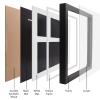 16x16 Inch Medal Display Shadow Box Picture Frame, Marathon & Triathlon Photo, Finishing Medal and Race Bib Framing Kit, 3D Medal Box Photo Frame for Medals Bibs Photos (Black) view 2