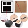 16x16 Inch Medal Display Shadow Box Picture Frame, Marathon & Triathlon Photo, Finishing Medal and Race Bib Framing Kit, 3D Medal Box Photo Frame for Medals Bibs Photos (Black) view 3