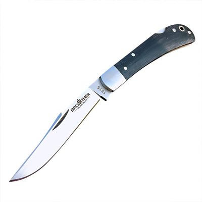 Watchman Brother 1515G10 Blade Knife Mircarta Grips Lock Back Pocket Knife