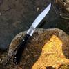 Watchman Brother 1515G10 Blade Knife Mircarta Grips Lock Back Pocket Knife view 3