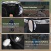 Youper Boys Youth Padded Sliding Shorts with Soft Protective Athletic Cup for Baseball, Football, Lacrosse (Black White, Large) view 3