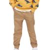 vastwit Infant Baby Boys Pull On Casual Cargo Pants Overall Side Pockets Chino Trousers Spring Summer Outfit Khaki 4-5 Years view 2