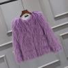Ikevan 2-10 Years Kids Baby Girls Long Sleeve Furry Coat Faux Fur Coat Jacket Winter Thick Warm Fleece Coat Outwear view 3