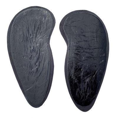 BIMEI Upgraded 2PS Sponge Padded Thigh Pads Butt Lifter Black/Beige (L, Black Self-adhesive)
