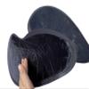 BIMEI Upgraded 2PS Sponge Padded Thigh Pads Butt Lifter Black/Beige (L, Black Self-adhesive) view 2