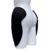BIMEI Upgraded 2PS Sponge Padded Thigh Pads Butt Lifter Black/Beige (L, Black Self-adhesive) view 4