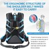 INOXTO lightweight Hiking Backpack 35L/40L Hiking Daypack with Waterproof Rain Cover Camping Backpack for Travel Camping Outdoor for Men and Women (40L Blue) view 2