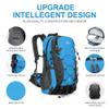 INOXTO lightweight Hiking Backpack 35L/40L Hiking Daypack with Waterproof Rain Cover Camping Backpack for Travel Camping Outdoor for Men and Women (40L Blue) view 3