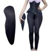 BIMEI Upgraded 2PS Sponge Padded Thigh Pads Butt Lifter Black/Beige (L, Black) view 3