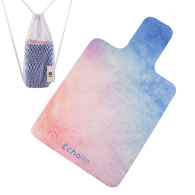 Echome Pilates Reformer Mat, Non Slip Mat Towel, Portable with a Mesh Bag (Candy)