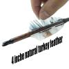 Archery Carbon Arrows 28/29/30/31 Inch 4 Inch Turkey Feather Spine 500 Competition Practice Hunting Target Shooting for Recurve Long Traditional Bow and Compound Bow 6/12Pcs (31 Inch,6 Pcs) view 4