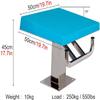 CNZXCO Non-Slip Diving Boards with Stainless Steel Base, Pool One Step Diving Starting Block and Swimming Competition Jumping Platform, Blue 19.7inch (Size : 19.7inch) view 4