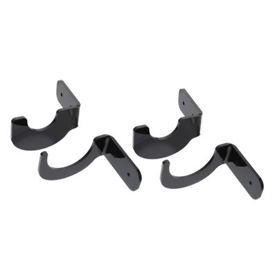 LIOOBO 2pairs Acrylic Softball and Hockey Bat Display Stands of Racks for Home Storage and Showcase Elegant Design for Stick Organization