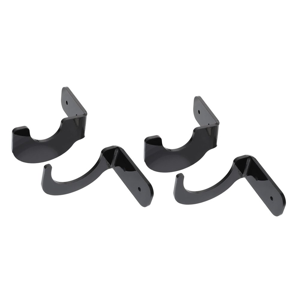 LIOOBO 2pairs Acrylic Softball and Hockey Bat Display Stands of Racks for Home Storage and Showcase Elegant Design for Stick Organization