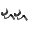 LIOOBO 2pairs Acrylic Softball and Hockey Bat Display Stands of Racks for Home Storage and Showcase Elegant Design for Stick Organization view 1