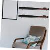 LIOOBO 2pairs Acrylic Softball and Hockey Bat Display Stands of Racks for Home Storage and Showcase Elegant Design for Stick Organization view 4