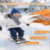 Zando Toddler Thermal Underwear Set for Toddlers 4T-5T - Kids Thermal Set Kids Long Johns for Boys Girls Winter Base Layer Fleece Long Underwear for Skiing Cold Weather Sleeping Grey X-Large (110) view 4
